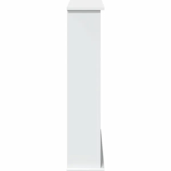 vidaXL Spiselkrans vit 75x20x87,5 cm konstruerat trä