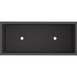 Hot Svart Metall 60 x 26 x 45 cm Krukor Metallkruka Rektangulär Krukor & Växtbehållare