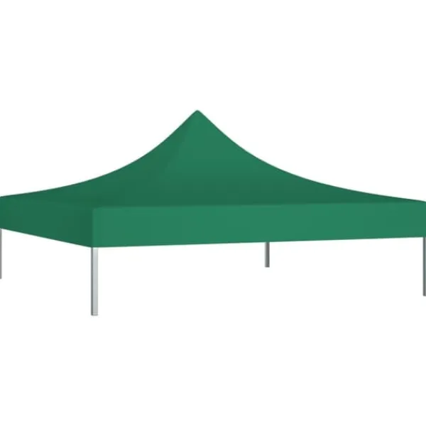 vidaXL Tak till partytält 3x3 m grön 270 g/m² - Tak till partytält & lusthus