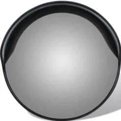 Clearance Utomhus Konvex Trafikspegel PC Plast Svart 30 cm Säkerhetsspeglar