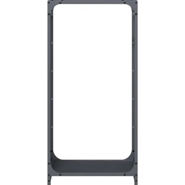 Discount Vedställ antracit 44x28x90 cm kallvalsat stål Tillbehör Till Vedeldade Kaminer & Öppna Spisar