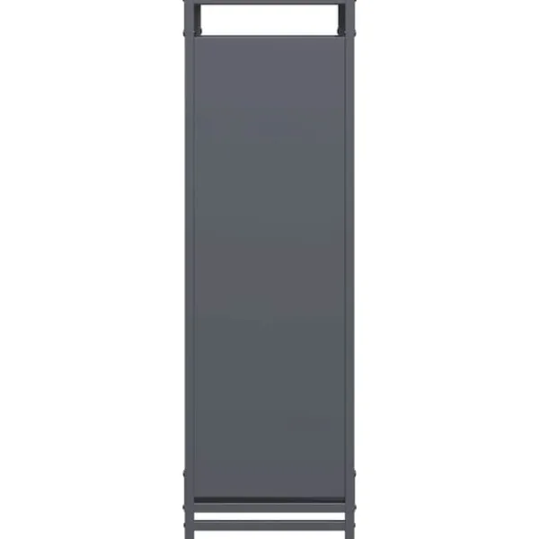 Discount Vedställ antracit 44x28x90 cm kallvalsat stål Tillbehör Till Vedeldade Kaminer & Öppna Spisar