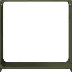 vidaXL Vedställ olivgrön 90x28x90 cm kallvalsat stål