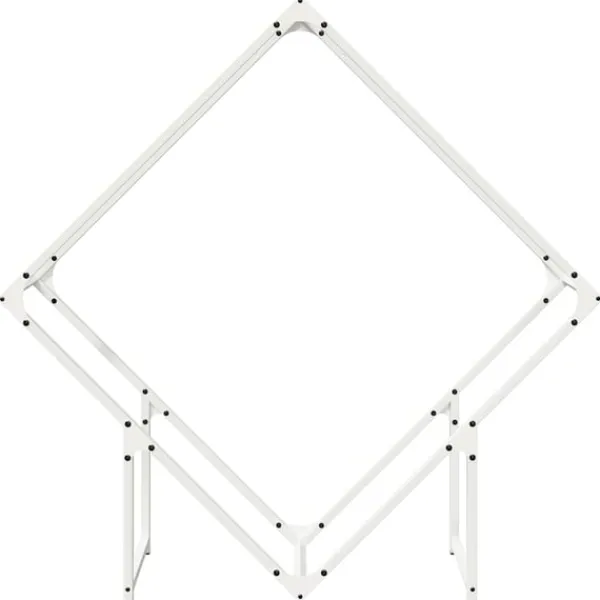 New Vedställ vit 100x25x100 cm kallvalsat stål Tillbehör Till Vedeldade Kaminer & Öppna Spisar