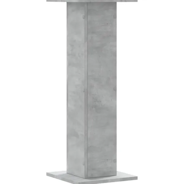 vidaXL Växtställ 2 st betonggrå 30x30x80 cm konstruerat trä