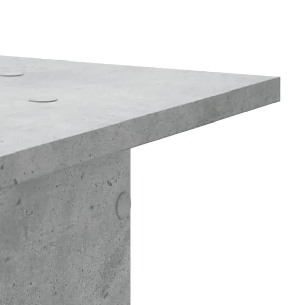 vidaXL Växtställ 2 st betonggrå 30x30x80 cm konstruerat trä