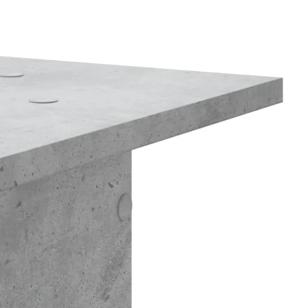 vidaXL Växtställ 2 st betonggrå 30x30x60 cm konstruerat trä