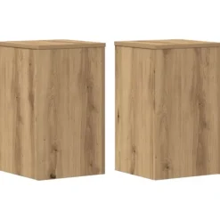 vidaXL Växtställ 2 st ek 30x30x50 cm konstruerat trä