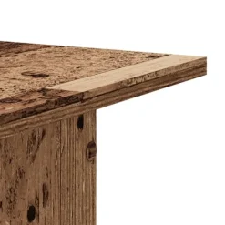 Clearance Växtställ 2 st åldrat trä 30x30x80 cm konstruerat trä Växtställ