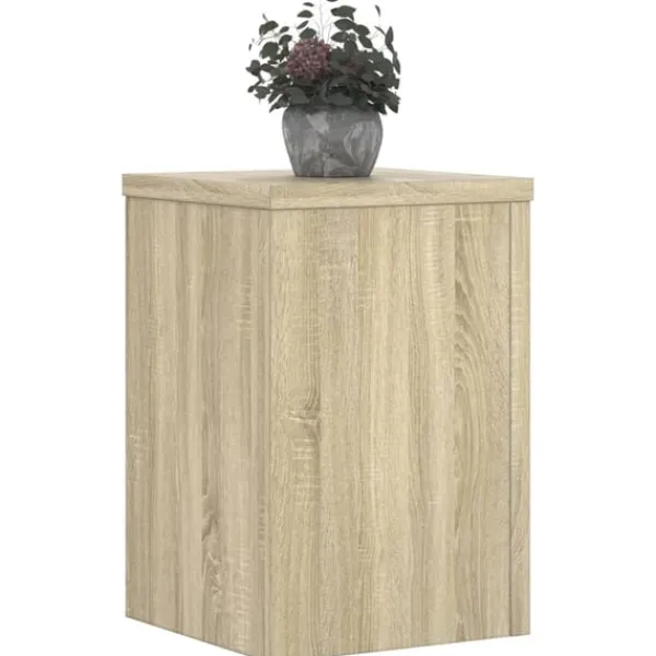 vidaXL Växtställ 2 st sonoma ek 25x25x35 cm konstruerat trä