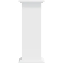 vidaXL Växtställ vit 33x33x80 cm konstruerat trä