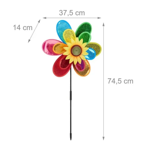 Sale Vindsnurra, 74,5x37,5x14 cm, Flerfärgad Vinddekoration