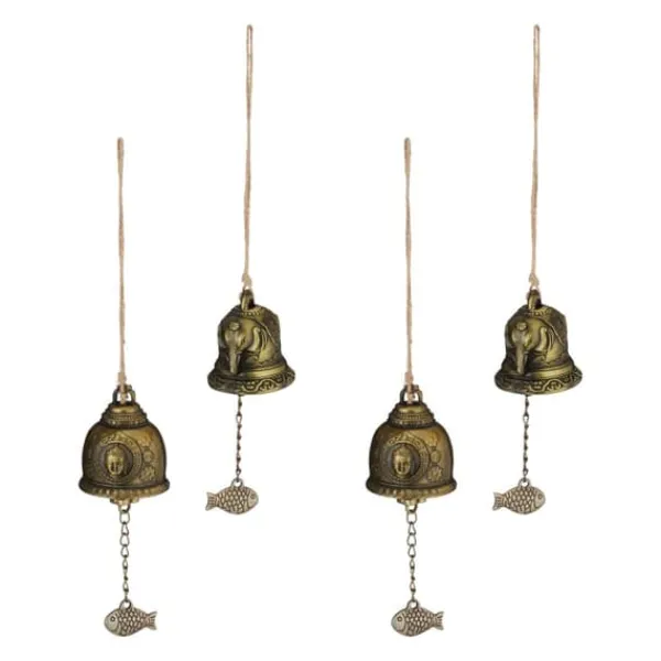 Online Vindspel set, 27x5 cm, Guld Vinddekoration