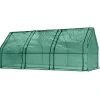VÄXTHUS 240*90*90 CM, PE-FOLIE 135G, METALLKONSTRUKTION - T N15-912