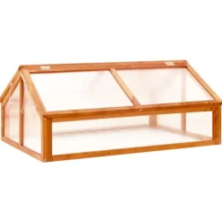 Hot Växthus brun 114x80x50 cm granträ - Växthus - Växt Hus - Home & Living Växthus