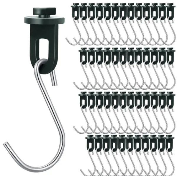 Växthusklämmor med S-Krokar, 50-pack