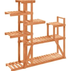 Växtställ - Living Växtställ 110x25x111 cm massivt granträ