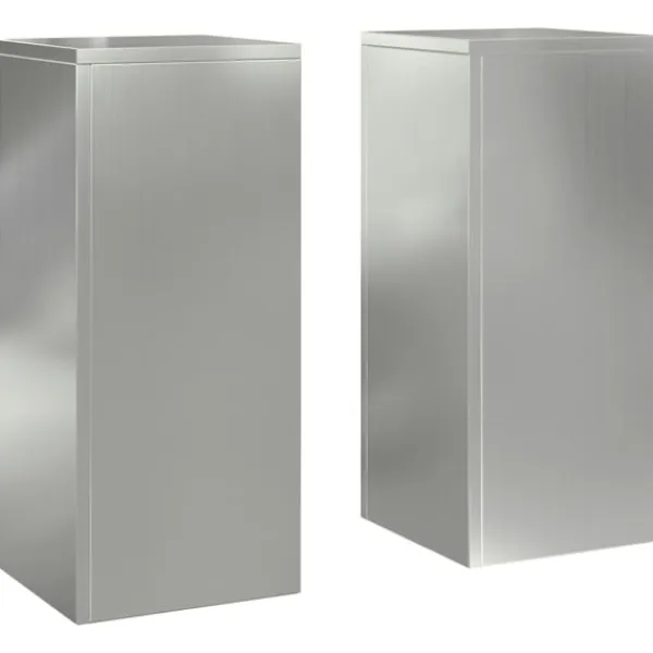 Online Växtställ 2 pcs Silver 24 x 24 x 55 cm Galvaniserat stål Växtställ