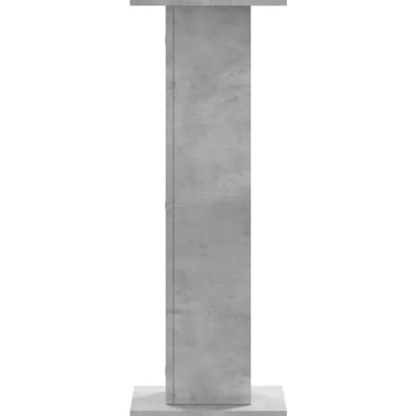 vidaXL Växtställ 2 st betonggrå 30x30x80 cm konstruerat trä