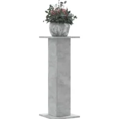 Sale Växtställ 2 st betonggrå 30x30x80 cm konstruerat trä Växtställ