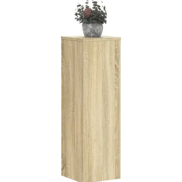 Online Växtställ 2 st sonoma ek 25x25x80 cm konstruerat trä Växtställ