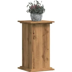 Clearance Växtställ ek 33x33x60 cm konstruerat trä Växtställ