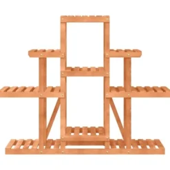 Växtställ i massivt granträ – Perfekt för dekoration | Storlek: 110x25x96 cm