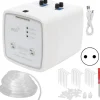 Sale WIFI Intelligent Trädgårdsbevattningstimer Droppbevattningskit Bevattningssystem 100‑240VDubbelpump EU-kontakt Bevattning
