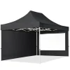 Outlet 3x4,5m snabbtält paviljong Stål svart Tält & Lusthus