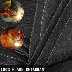 3.05x3.05m svetsbrandfilt av glasfiber, 100% flamskyddsmedel, 550°C drifttemp