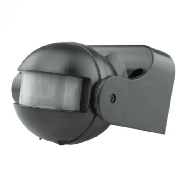Ytmonterad rörelsesensor svart 180ST PIR CP-2C EC20321 ECO